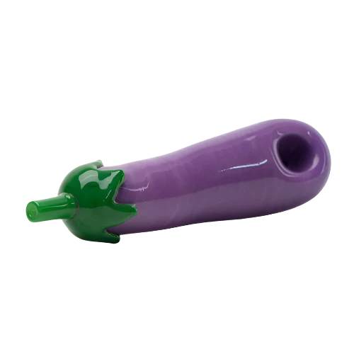 Eggplant 🍆 Dry Pipe by Empire Glassworks