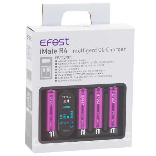 Efest iMate R4 Intelligent QC Charger