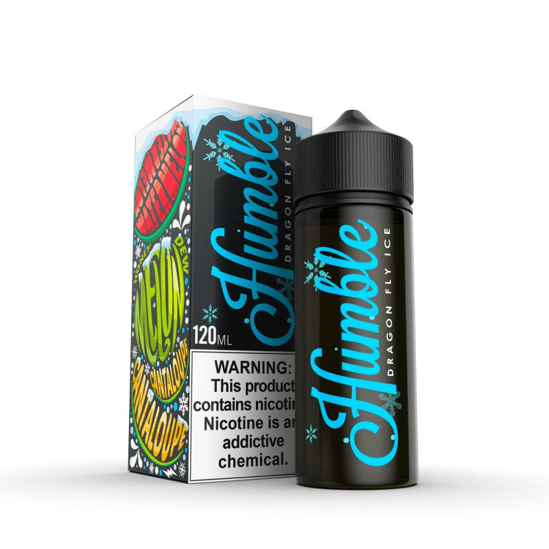 Dragonfly Ice by Humble OG is a blend of watermelon and honeydew with a icy menthol blast, (70/30 vg/pg)