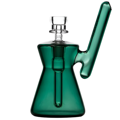 GRAV - Hourglass Pocket Bubbler (4") Lake Green