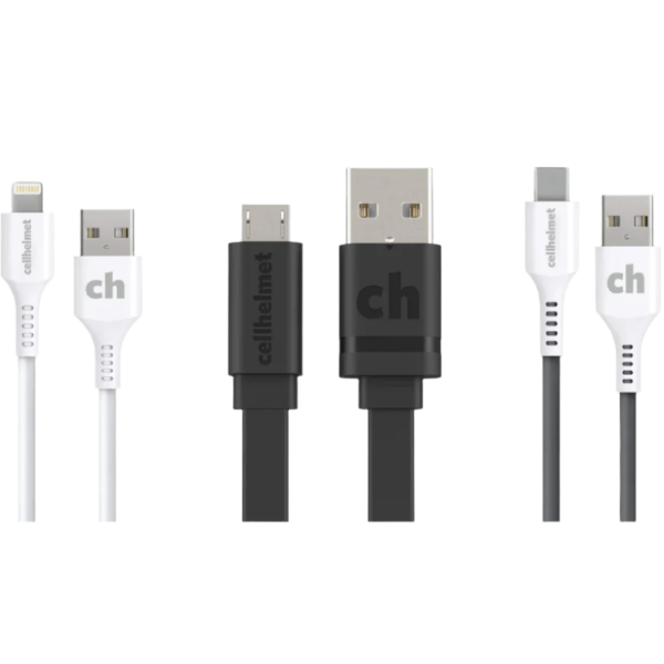 Cellhelmet 6ft Flat Charge/Sync Cable