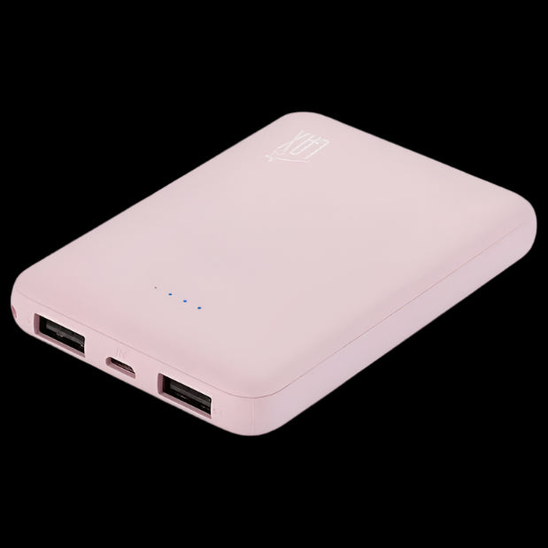 LAX Rubberized Power Bank Pink