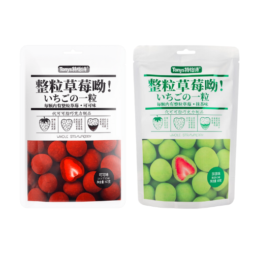 Tony's Freeze Dried Strawberries - Cocaoa and Matcha