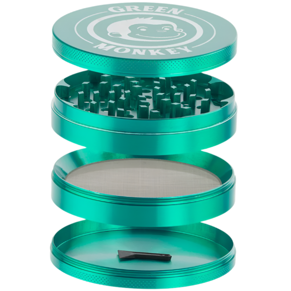 Green Monkey Capuchin Grinder 100mm - Green