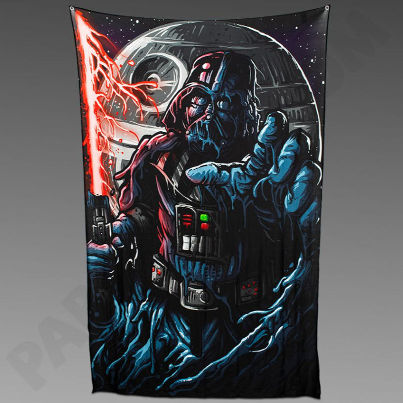 Melting Darth Vader Tapestry