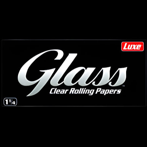 Luxe Glass - 1(1/4)" Clear Rolling Papers Cellulose