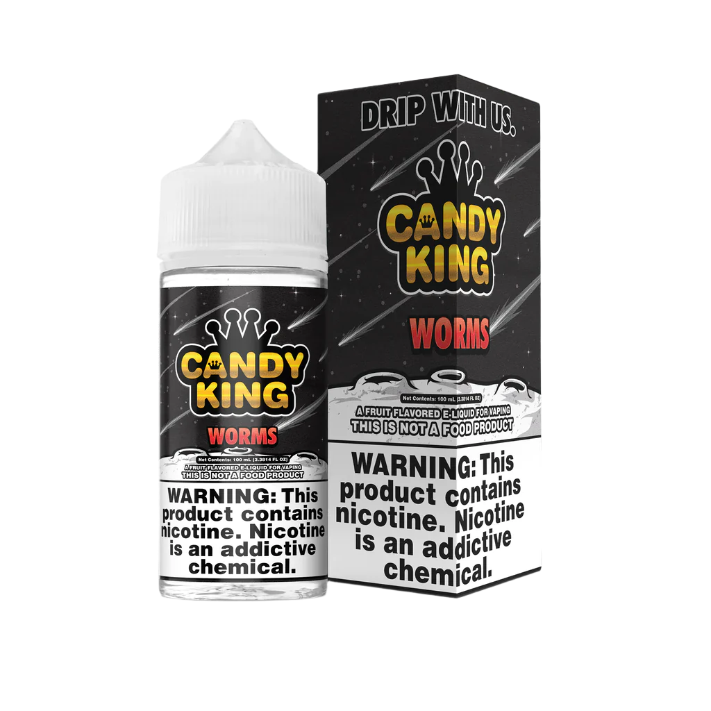 Worms by Candy King tastes like sweet and sour gummy worms. (70/30 vg/pg)