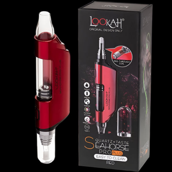 Lookah Seahorse Pro Plus Vaporizer Red