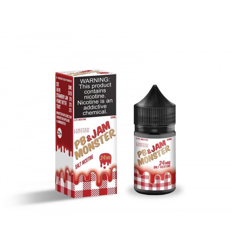Jam Monster Salt - PB & Jam Strawberry - 30mL