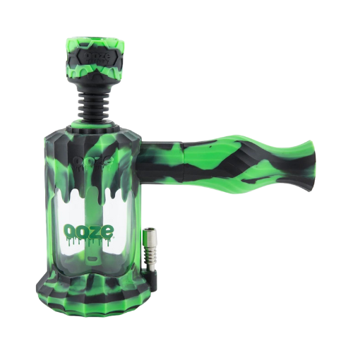 Ooze Clobb 4-in-1 Hybrid Water Pipe - Green and Black