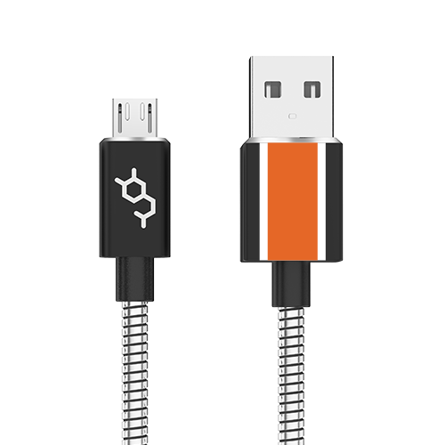 Dausen Stainless Charge-N-Sync Cable