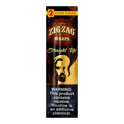 Zig Zag Premium Wraps (2-Pack) - Straight Up