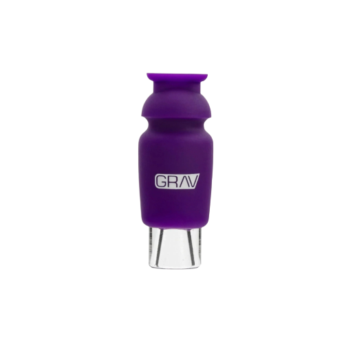 GRAV - Silicone Capped Glass Crutch Purple