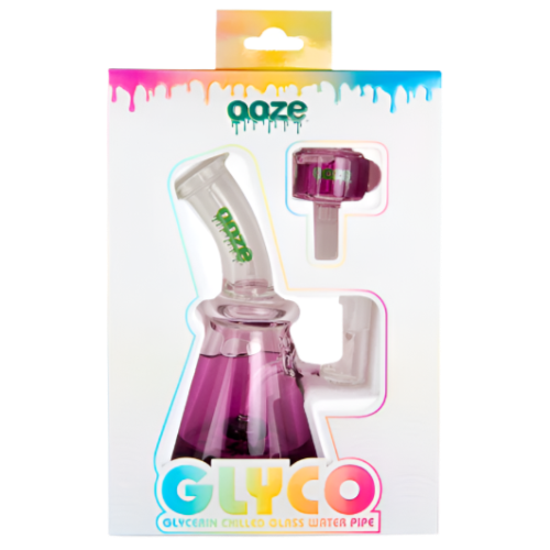 Ooze - Glyco Freezable Water Pipe - Purple