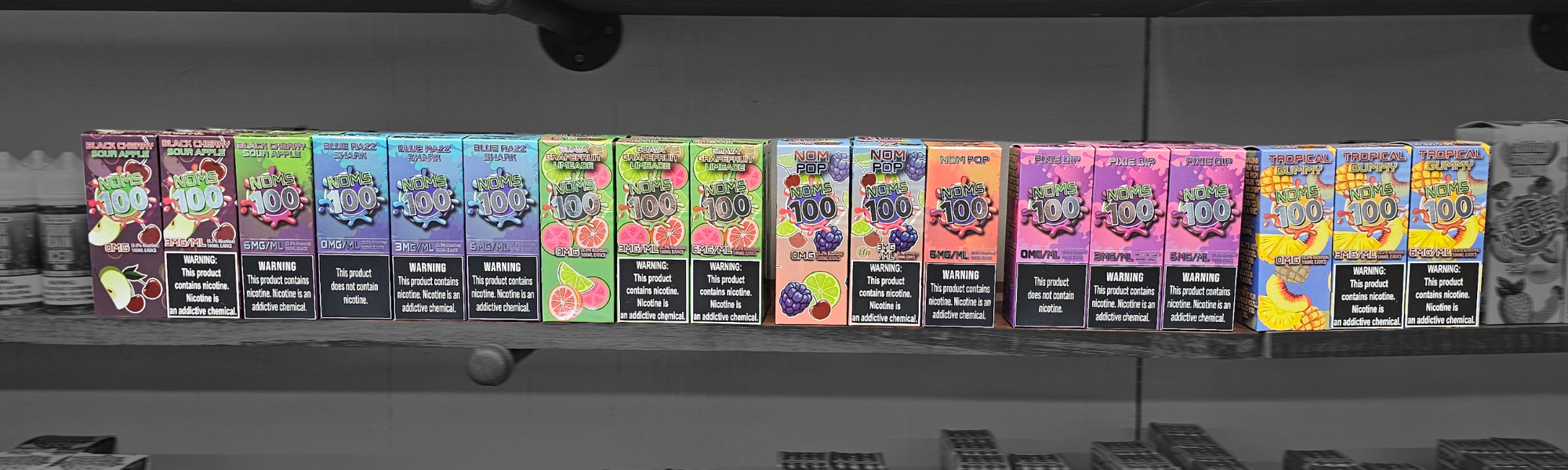 6 New eLiquid Flavors from Noms 100!