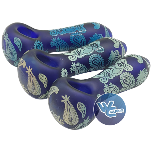 (3) Dogg Lbs 4" Hazely Spoon Hand Pipes (Assorted Print Styles)