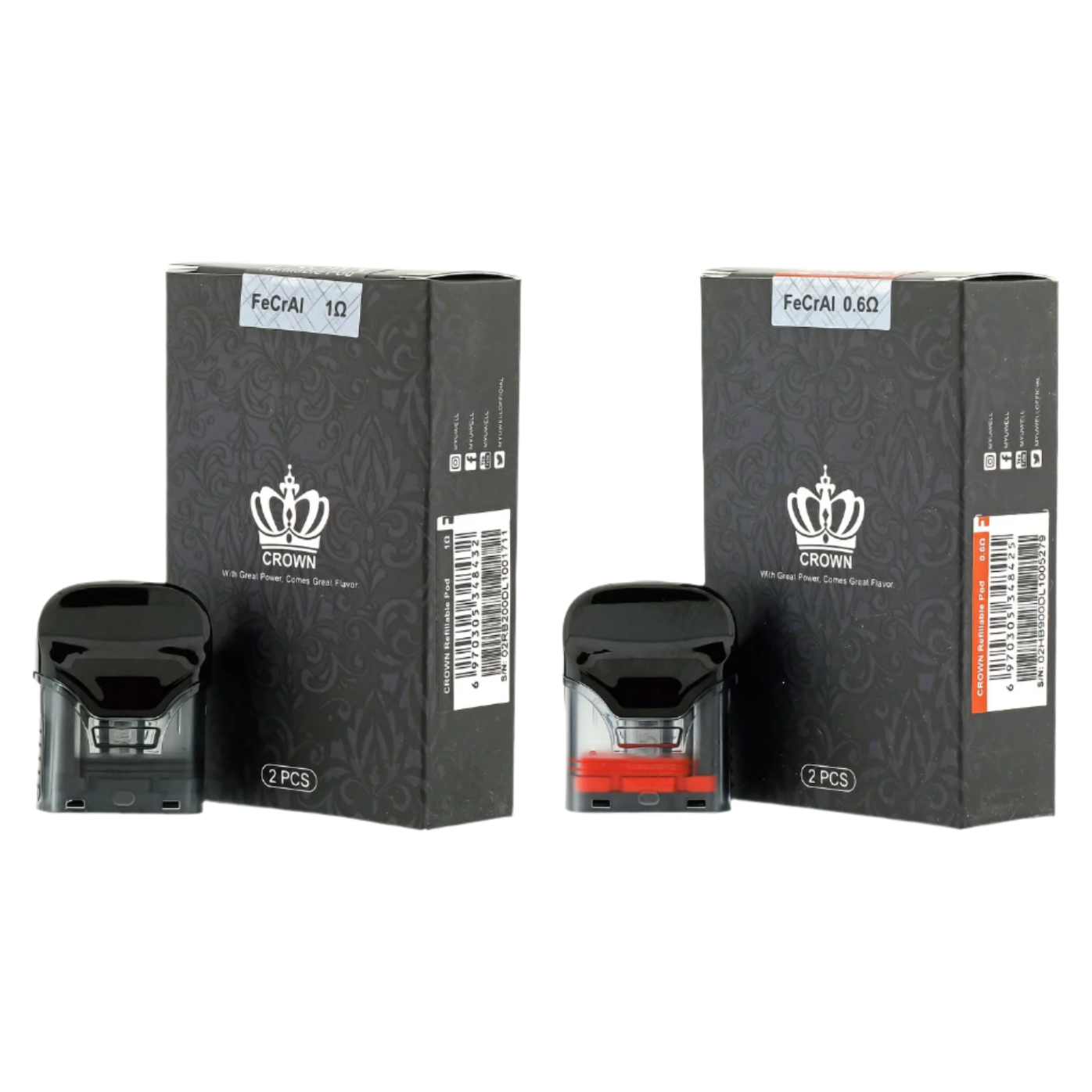 Uwell Crown Replacement Pods (2-Pack)