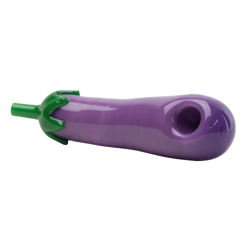Eggplant 🍆 Dry Pipe by Empire Glassworks