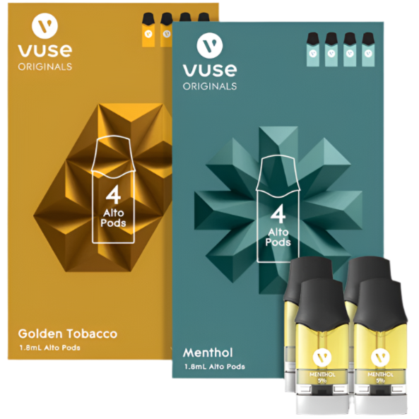 vuse golden tobacco 4 pack Alto Tobacco, 2.4% Vuse Alto Golden Tobacco Disposable