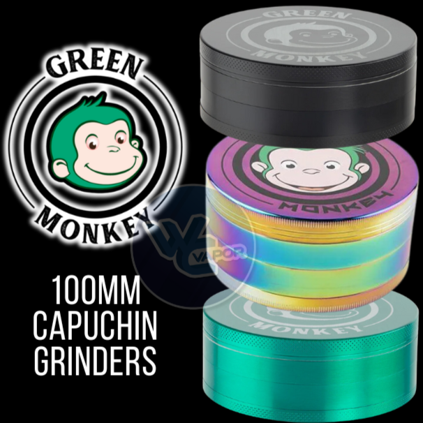 Green Monkey Capuchin Grinder 100mm