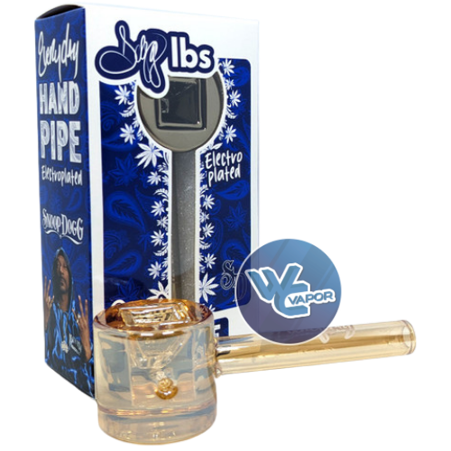 Dogg Lbs 4" Everyday Electro Plated Cylinder Hand Pipe - Gold