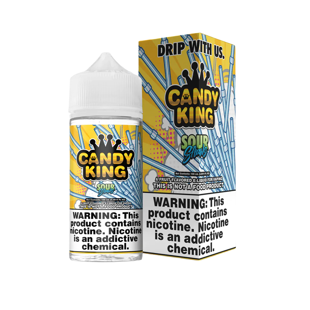 Sour Straws by Candy King has a berry sour gummy flavor. (70/30 vg/pg)