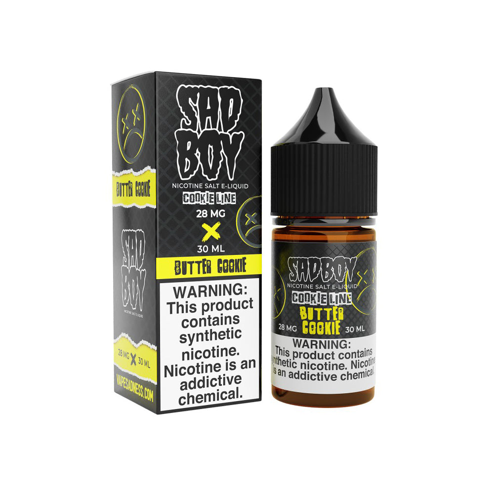 Butter Cookie Salt is just like the cookies with a hint of lemon that you get around Christmas time (50/50 vg/pg)