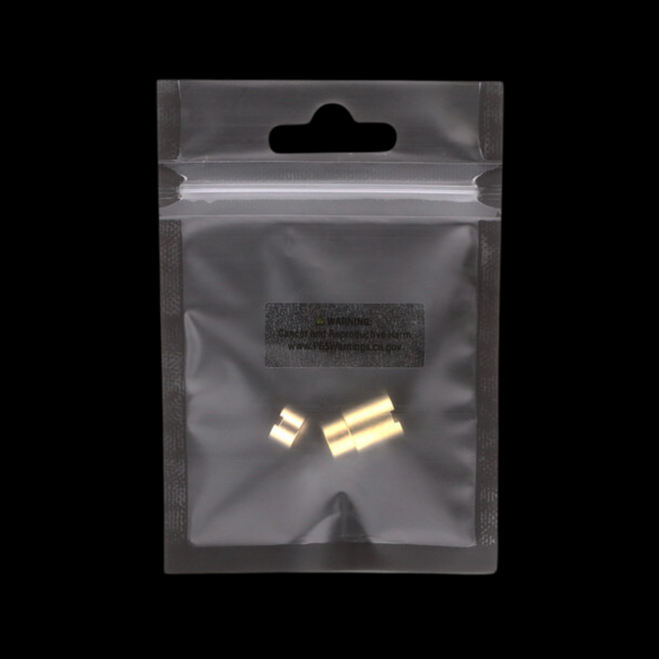 Cartisan's 510 Cartridge Magnetic Adapters offer a durable and secure solution for vaporizing oils and concentrates. Includes: x1 Tall Adapter: 0.5 mL cartridge and x1 Short Adapter: 1.0 mL cartridge, fits any 510 Cartridge (Yocan, VapMod).