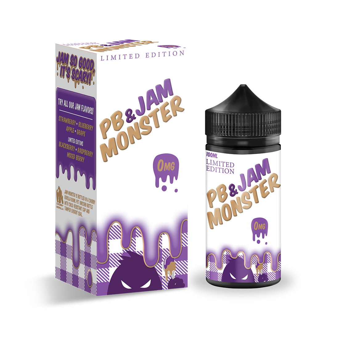 Jam Monster - PB and Jam - 100mL