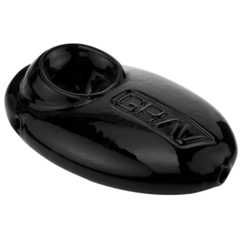GRAV - Pebble Spoon (3") Black