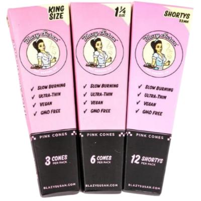 Blazy Susan - Pink Paper Cones