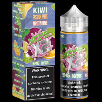 Lotus Vaping - Noms x2 Kiwi Passionfruit Nectarine - 120mL