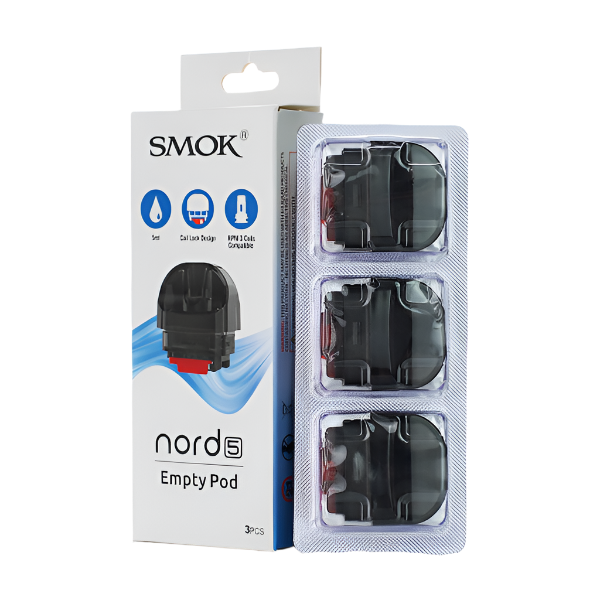 Smok NORD 5 Empty Replacement Pods (3-Pack)