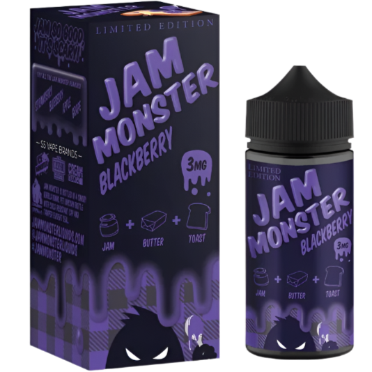 Jam Monster - Blackberry - 100mL (Limited Edition)