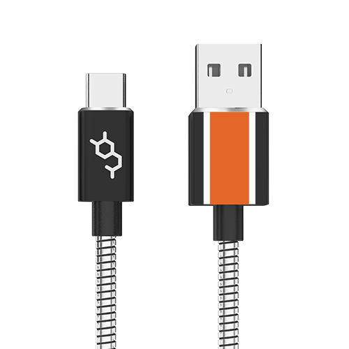 Dausen Stainless Charge-N-Sync Cable