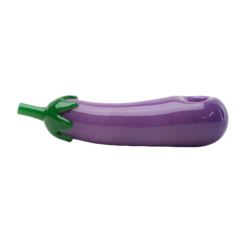 Eggplant 🍆 Dry Pipe by Empire Glassworks