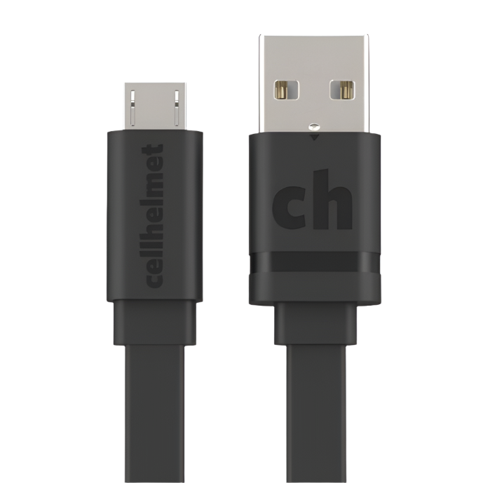 Cellhelmet 6ft Flat Charge/Sync Cable Micro USB