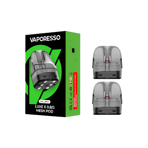 2-Pack of Vaporesso Luxe X 0.8ohm Pods