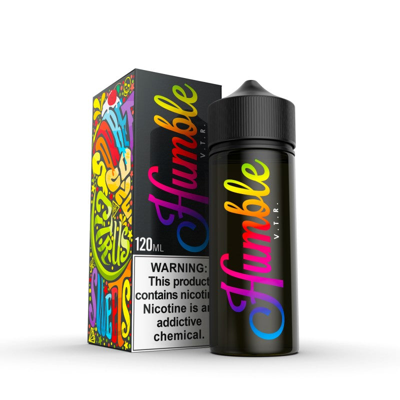 VTR by Humble OG is a rainbow mixed fruit sorbet. (70/30 vg/pg)