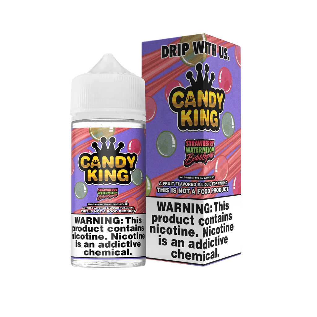 Strawberry Watermelon Bubblegum by Candy King is a very distinctive flavor of bubblegum. (70/30 vg/pg)
