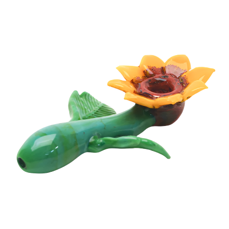 Sherlock-Sunflower 🌻 Dry Pipe by Empire Glassworks