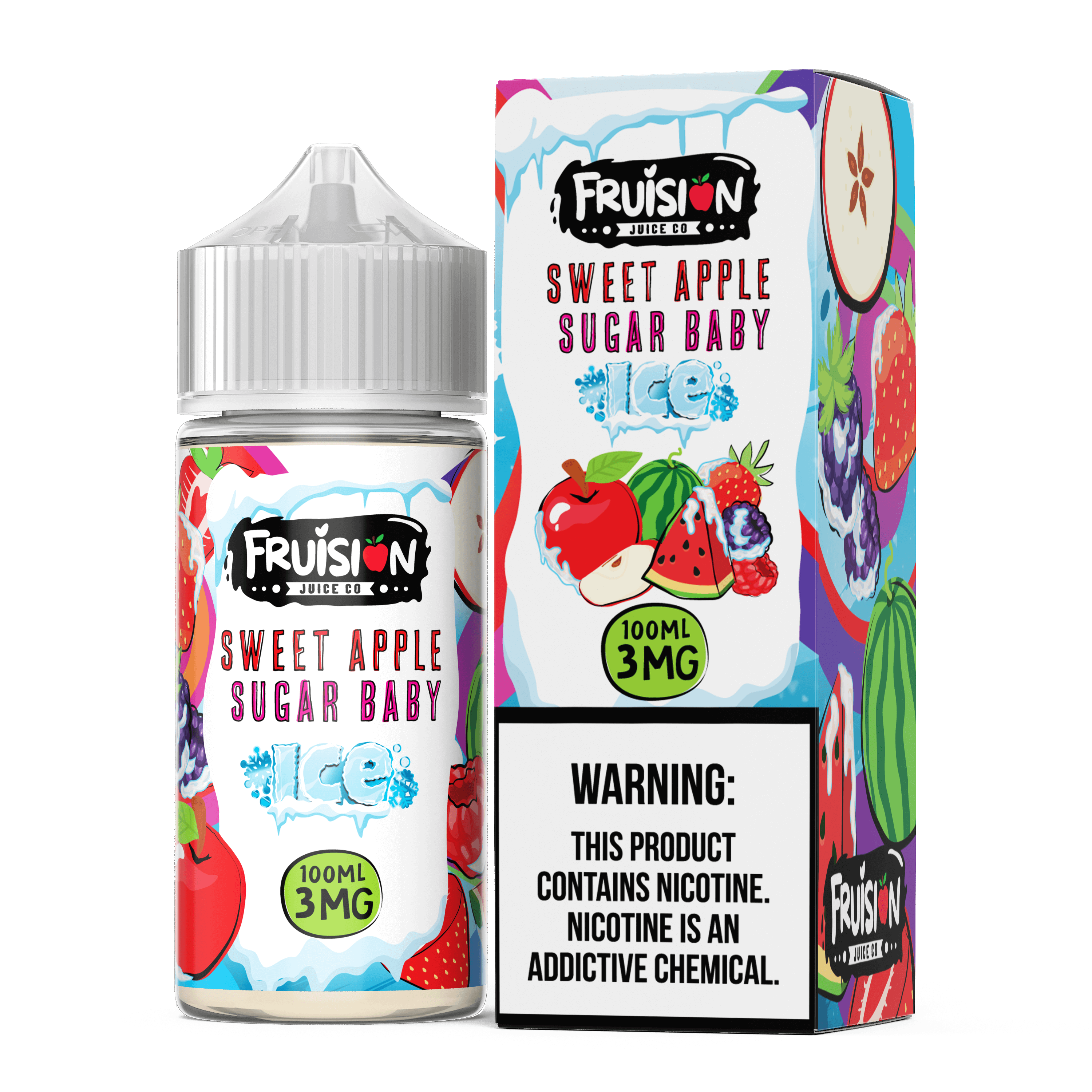 Frusion Ice - Sweet Apple Sugar Baby Ice - 100mL - 03mg