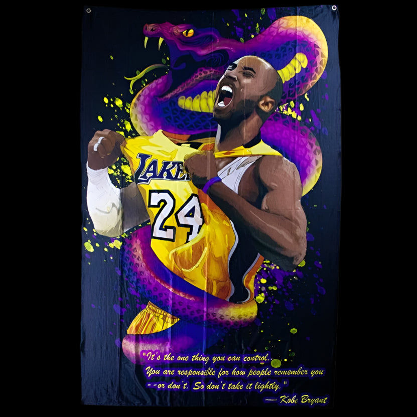 Black Mamba Tapestry (Kobe Bryant)