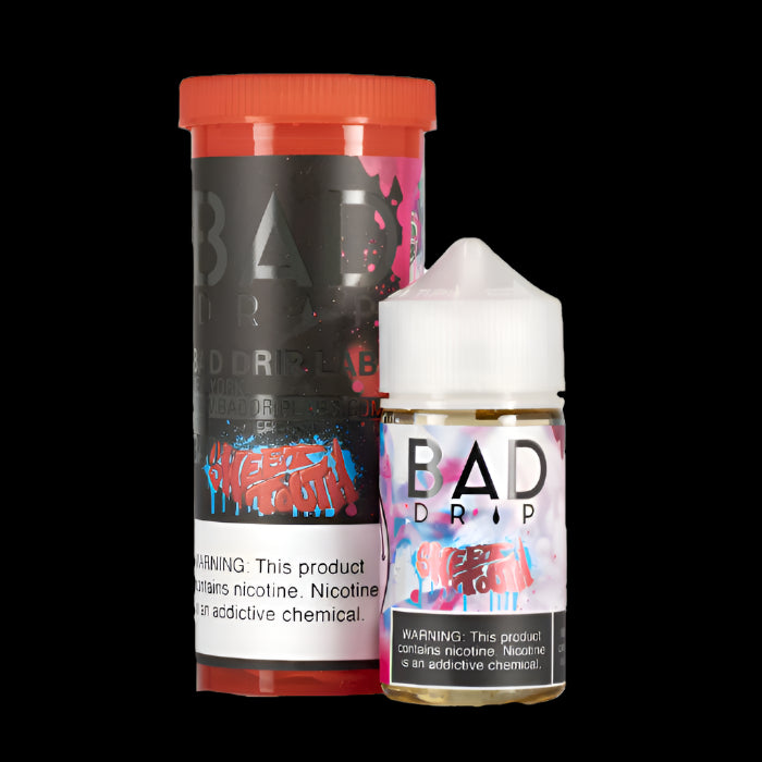 Sweet Tooth is a delightfully sweet and tangy raspberry cotton candy. (80/20 vp/pg)
