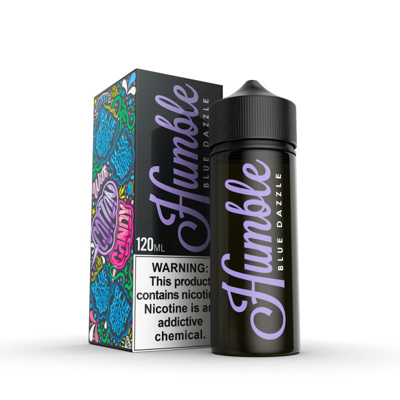 Blue Dazzle by Humble OG is simply blue raspberry cotton candy. (70/30 vg/pg)