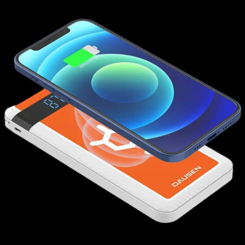Dausen Wireless Power Bank (10,000mah) Wireless Charging