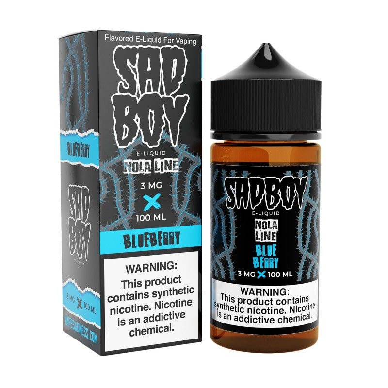 Sadboy Blueberry Nola is a granola bar with blueberries (70/30 vg/pg)