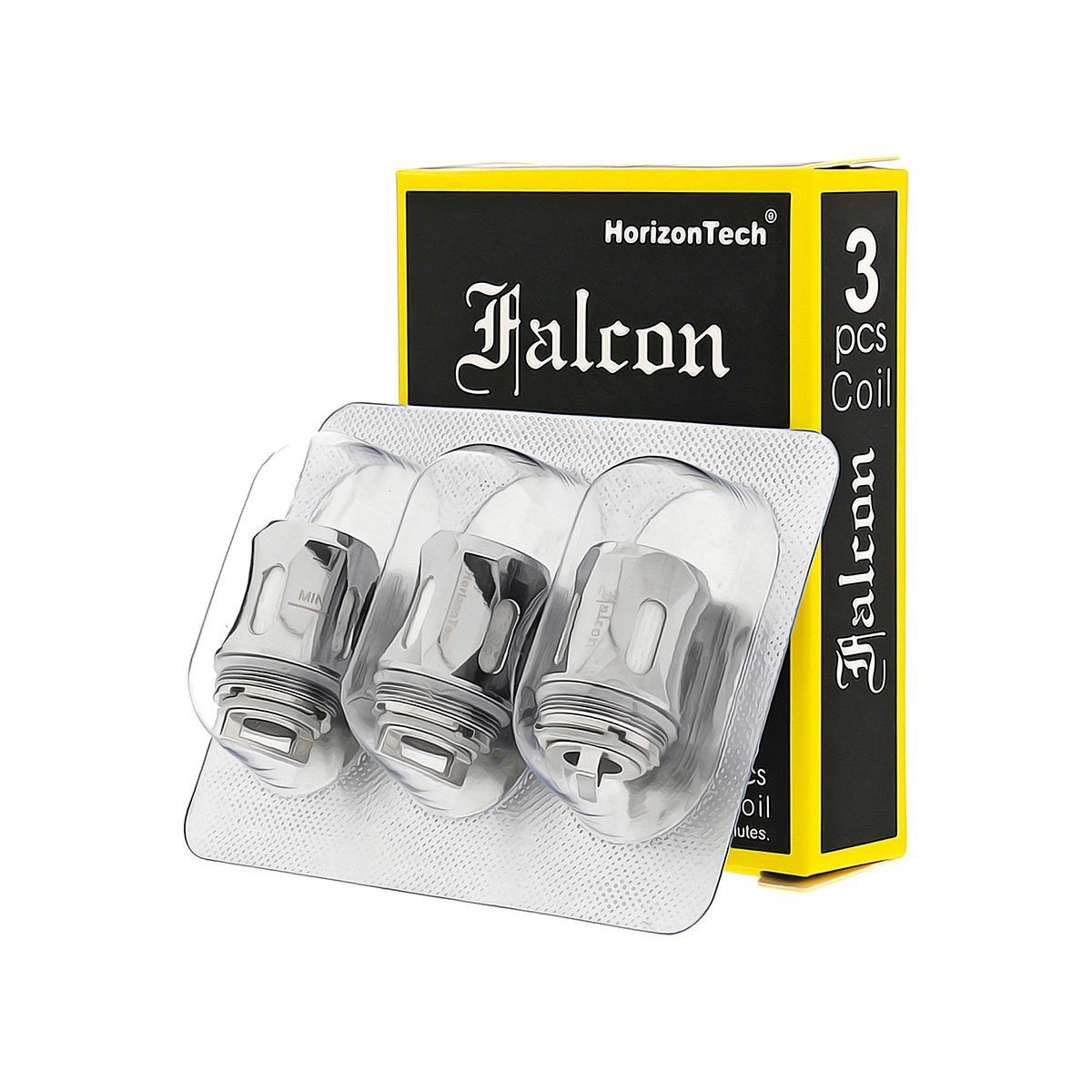 Horizon Tech's Falcon Coil employ a blend of natural flax, fibers, mesh, flax paper & wood pulp for better wicking & flavor. 
