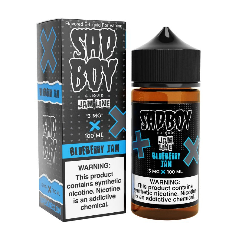 Sadboy Blueberry Jam Cookie is a shortbread cookie with blueberry jam (70/30 vg/pg)
