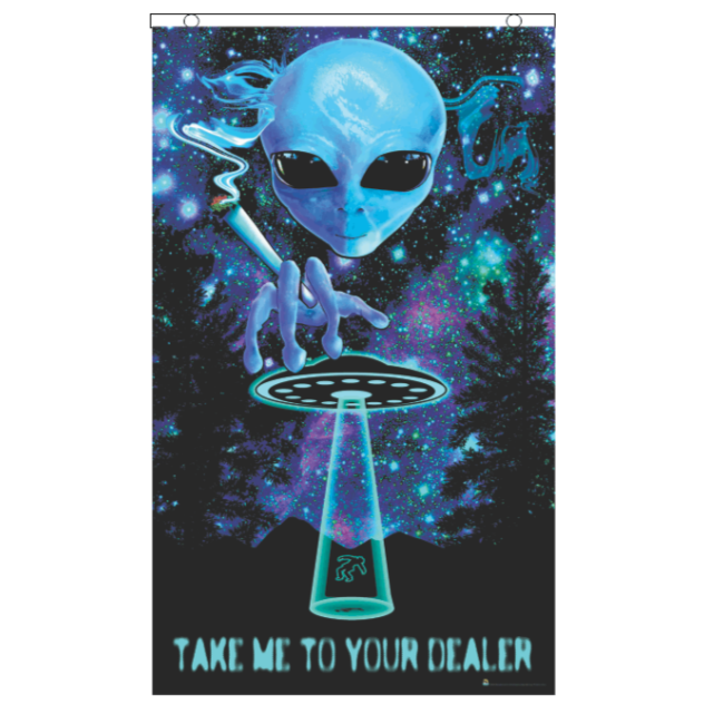Fly Flags - Take Me To Your Dealer Tapestry